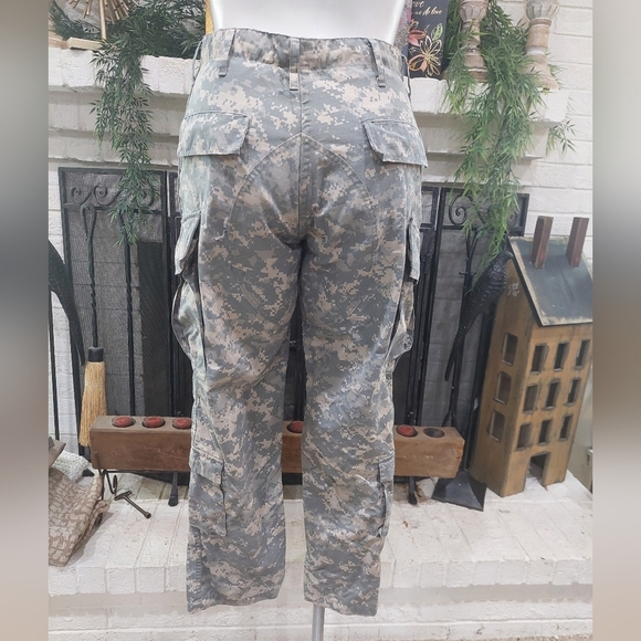 US Army Digital Camouflage Pants Mens 34x30 Combat Cargo Pockets True Vintage - Picture 5 of 11